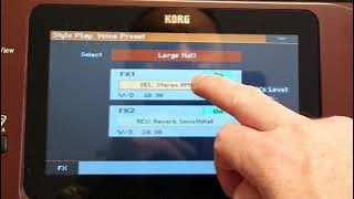 Korg pa700: How to set Vocoder (OS 1.5.0)