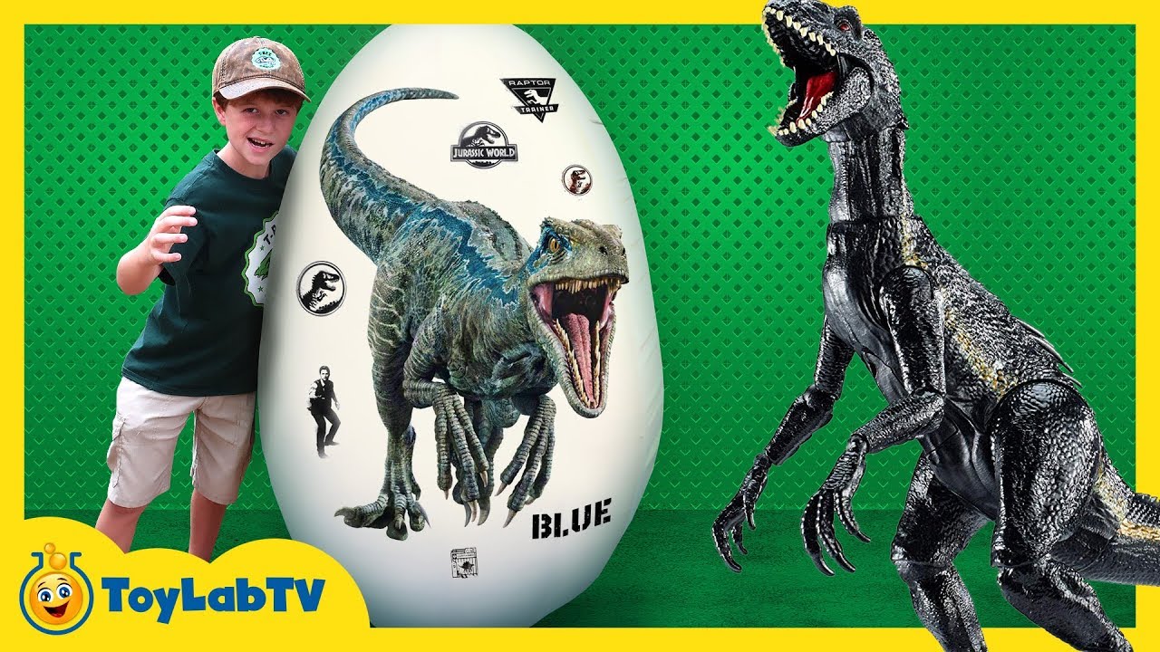 Giant Raptor Blue Dinosaur Egg