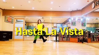 Hasta La Vista Line Dance - Intermediate Demo