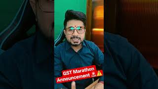 GST Marathon Announcement 🚨⚠️ CA Inter May/Sep 2026 | VG Sir #caexams #ultimateca