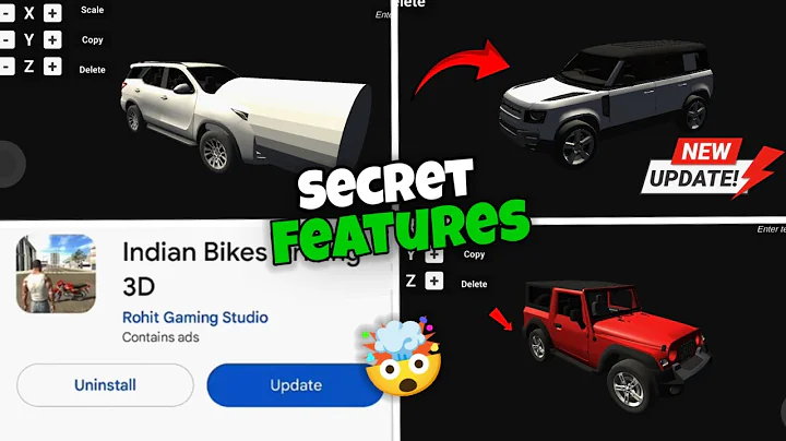 INDIAN BIKE DRIVING 3D 🚀 2025 New Update ❤️ NEW CAR CUSTOM + NEW FEATURES 🤯 #indianbikedriving3d#gta
