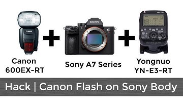 Hack | Canon Flash on Sony A7 Series Body using Yongnuo Transmitter
