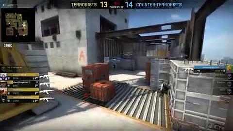 CS:GO 1v4 My most INTENSE Ninja Defuse Clutch