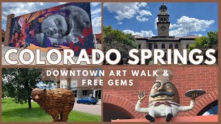 Walking Tour of Downtown Colorado Springs - Free Museums 💎 and Outdoor Art