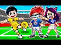 ROBLOX pero SOMOS UNA FAMILIA de FUTBOLISTAS en BROOKHAVEN | Karim Juega