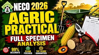 NECO 2026 AGRICULTURAL SCIENCE PRACTICAL Complete guide Neco 2026 Biology Practical Explained