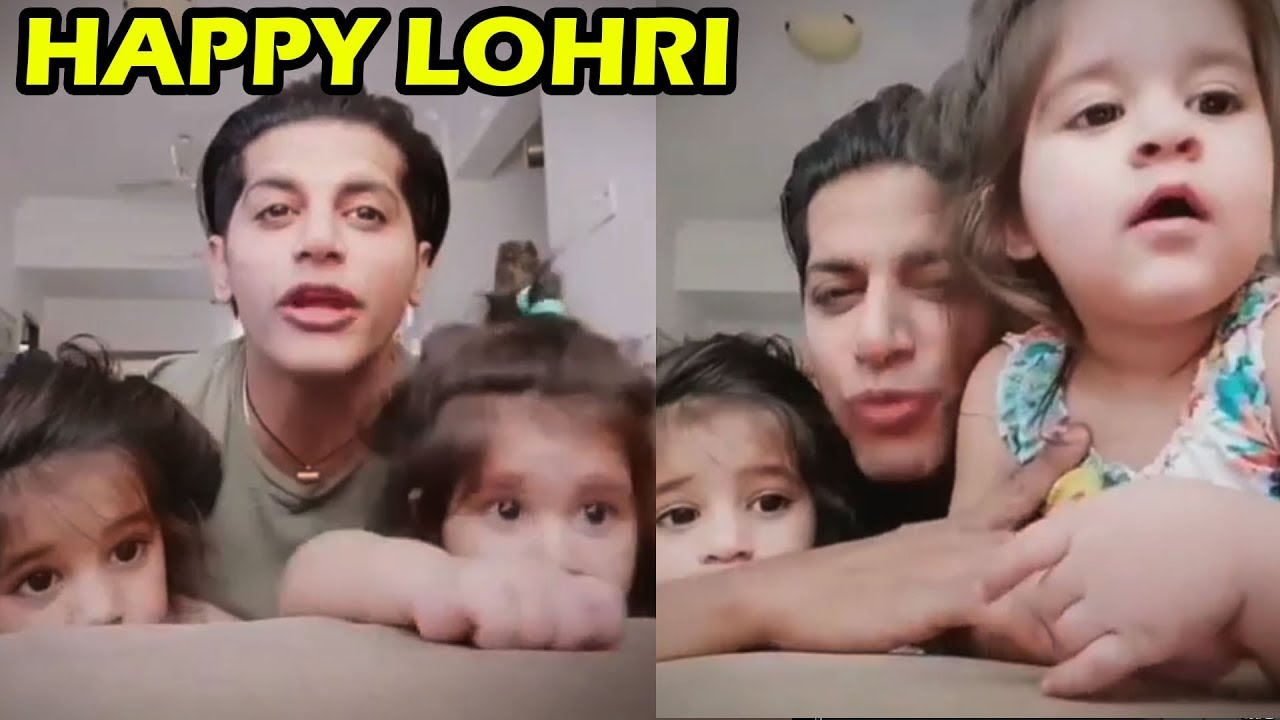 Video - Karanvir's Daughter Bella And Vienna Wishes Happy Lohri To Fans
