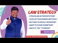 WHAT IS THE WAY OF PRESENTATION OF LAW IN EXAMINATION???