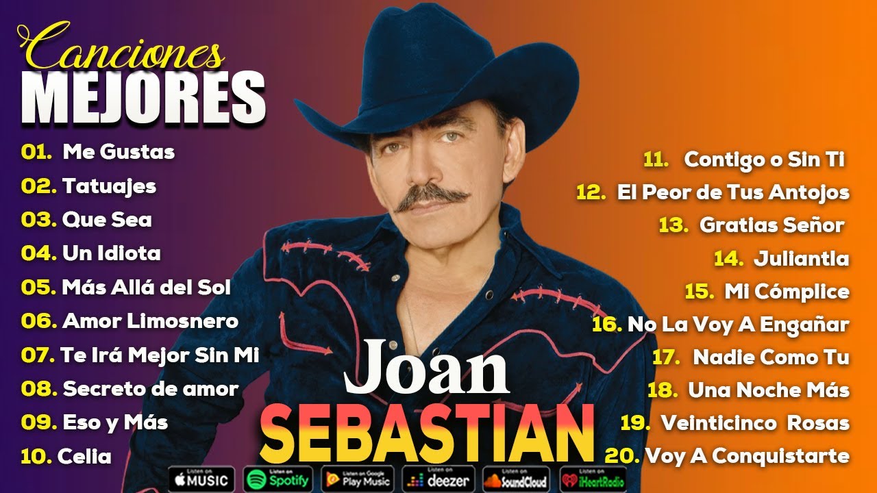 🎶 JOAN SEBASTIAN SUS MEJORES ÉXITOS - LA MELODÍA INOLVIDABLE DE JOAN SEBASTIAN ✨