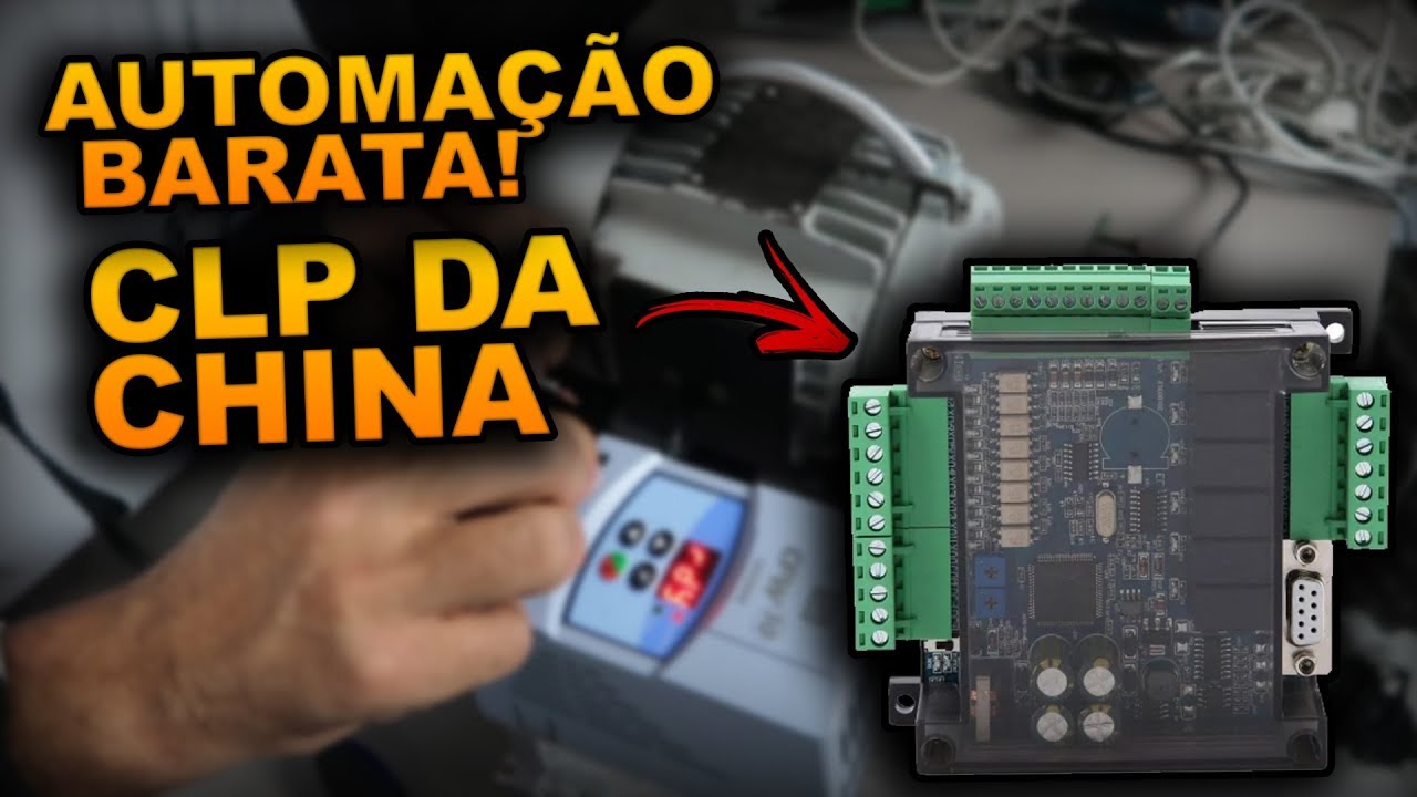 Automação Barata com CLP Da China!! #01 Comando de Motor