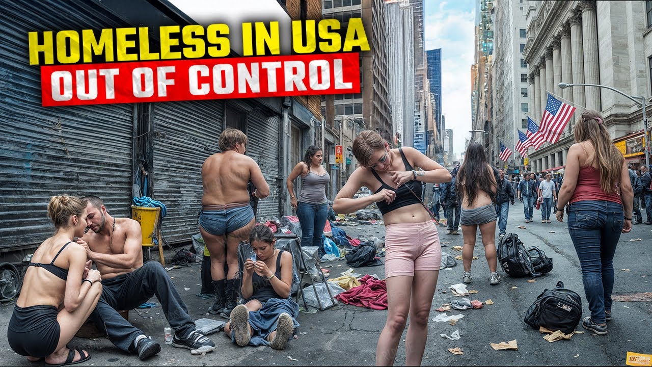 158K People Without Homes in the “City of Dreams” 😢 America’s HOMELESS CRISIS 2025⁉️😱🥵