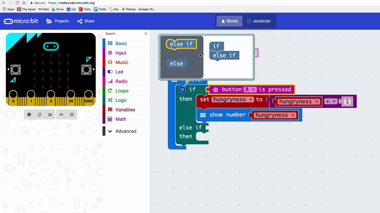 Makecode: Modifying Variables In Place - YouTube