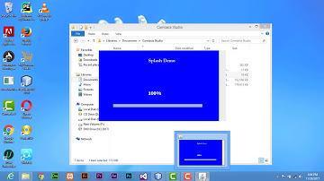 how to make a splashscreen and  login using  derby database with source code