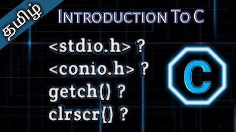 1. Introduction to C Language in Tamil || Tamil Pro Techniques ||
