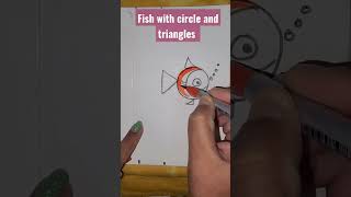 fish with circle and triangles #shorts #trending #viral #youtubeshorts