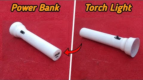 2 IN 1 | Super Bright Rechargeable Torch With Power Bank | How To Make Torch | Emergency Light