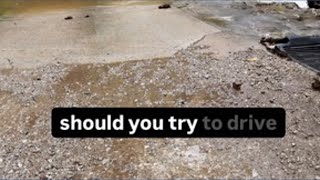 Benton County officials warn of road conditions following heavy rainfall