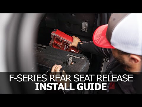 Ford F-Series Rear Seat Release Install Guide