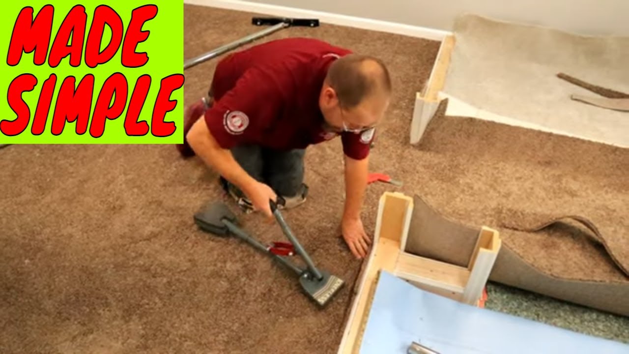 HOW TO STRETCH CARPET IN MULTIPLE ROOMS YouTube