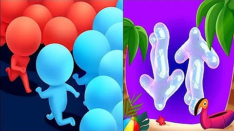 Blob Runner|| Count Masters|| All Levels Completed|| Android iOS Gameplay