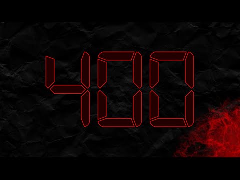 Countdown from 400 to 0 in RED