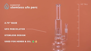 Dankstop - UFO Perc Water Pipe