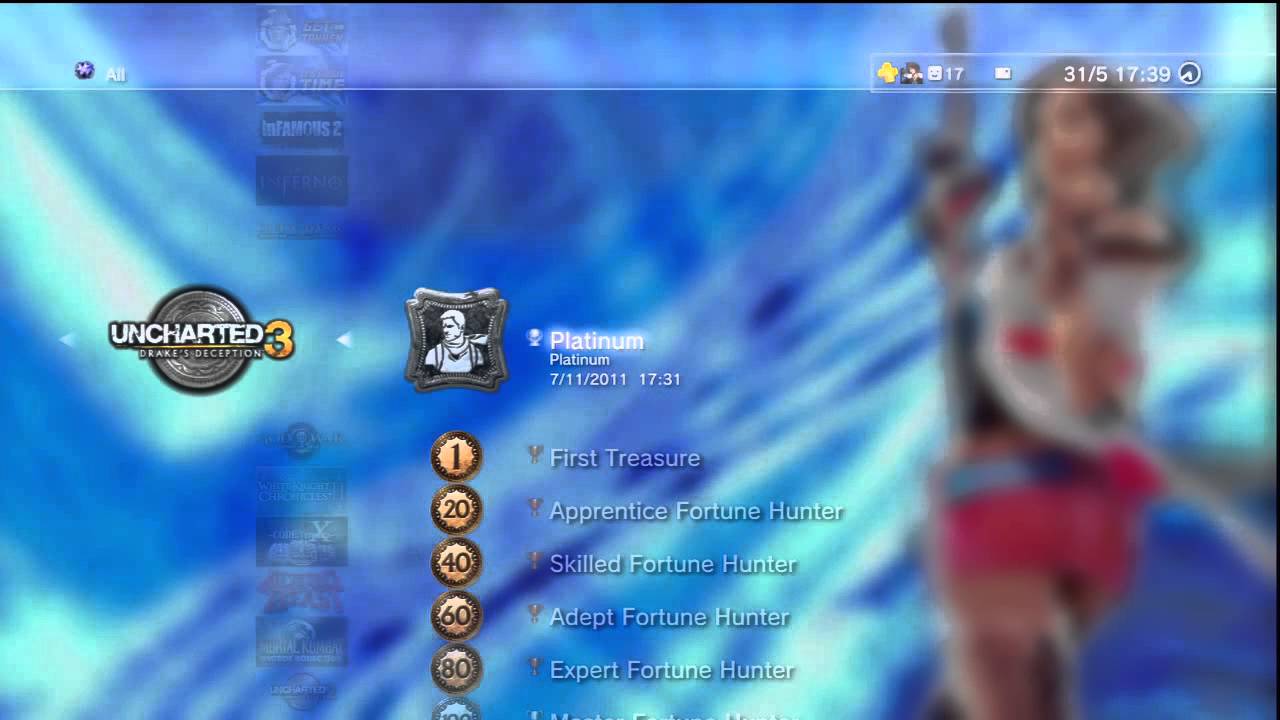 Playstation 3 Trophy Collection as of 31st May 2013