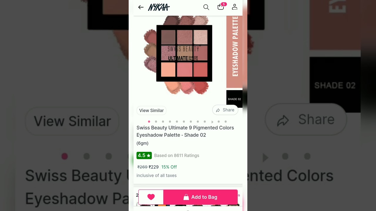 Eyeshadow under 500||Amazing Stuff