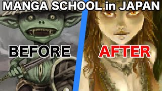 I Went to a MANGA School in JAPAN｜Before/After