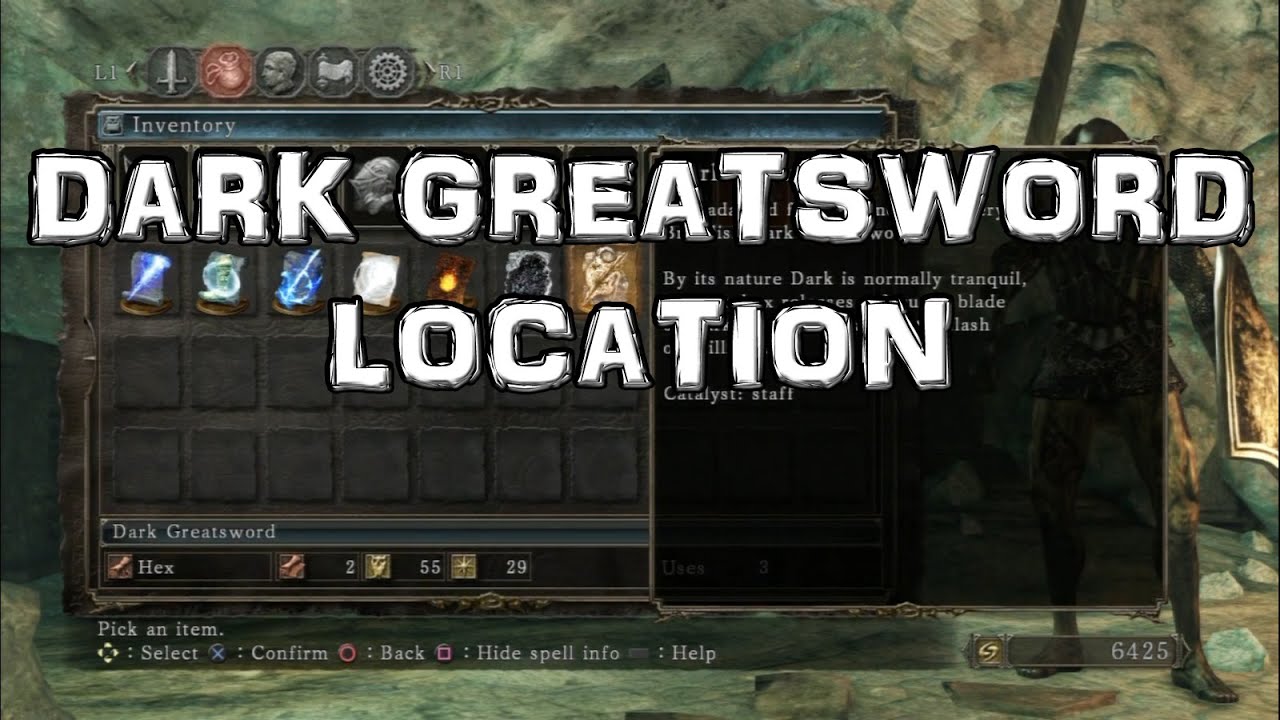 Dark Souls 2 Dark Greatsword Location The Sunken King DLC YouTube
