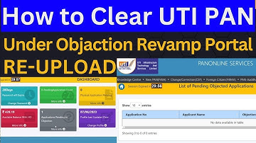 UTI PAN Card Objection Document Upload 2023-24 | Scanned Pan Application recent photograph signature