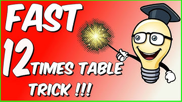 Fast 12 times table trick!!!