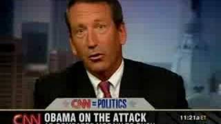 Sanford Struggles to Find Difference Between McCain and Bush