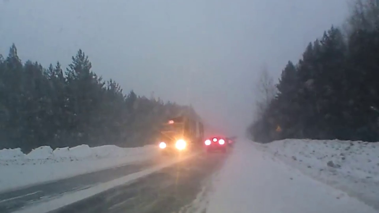 почти авария на трассе котлас - вычегодский