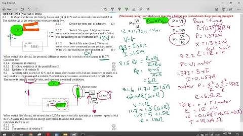 PS12 November 2016 Internal Resistance