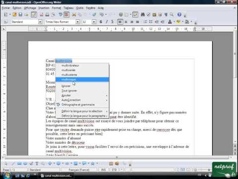 open-office-ou-libre-office---texte-03---correcteur-orthographe