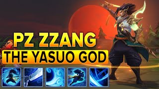 The Yasuo God With 4 Accounts Challenger - Pz Zzang Yasuo Montage 2023 The Legends