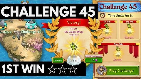 Merge Dragons Challenge 45 • 3m0s On 1st Win ☆☆☆
