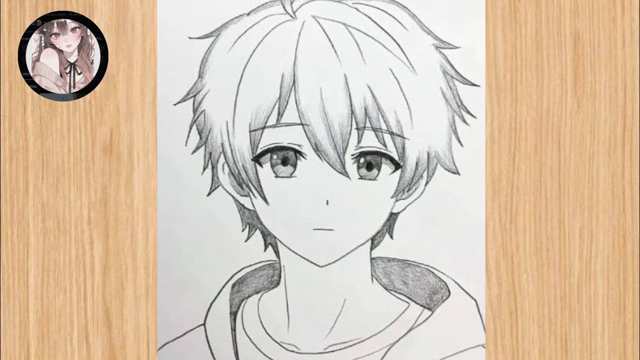 How to draw anime boy || step by step || easy for begginers