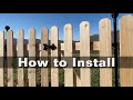 How to Install the Cedar No Dig Fence