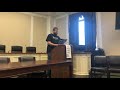 Progressive Maryland member Jerad Halcott speaks about the overdose crisis and the CARE Act