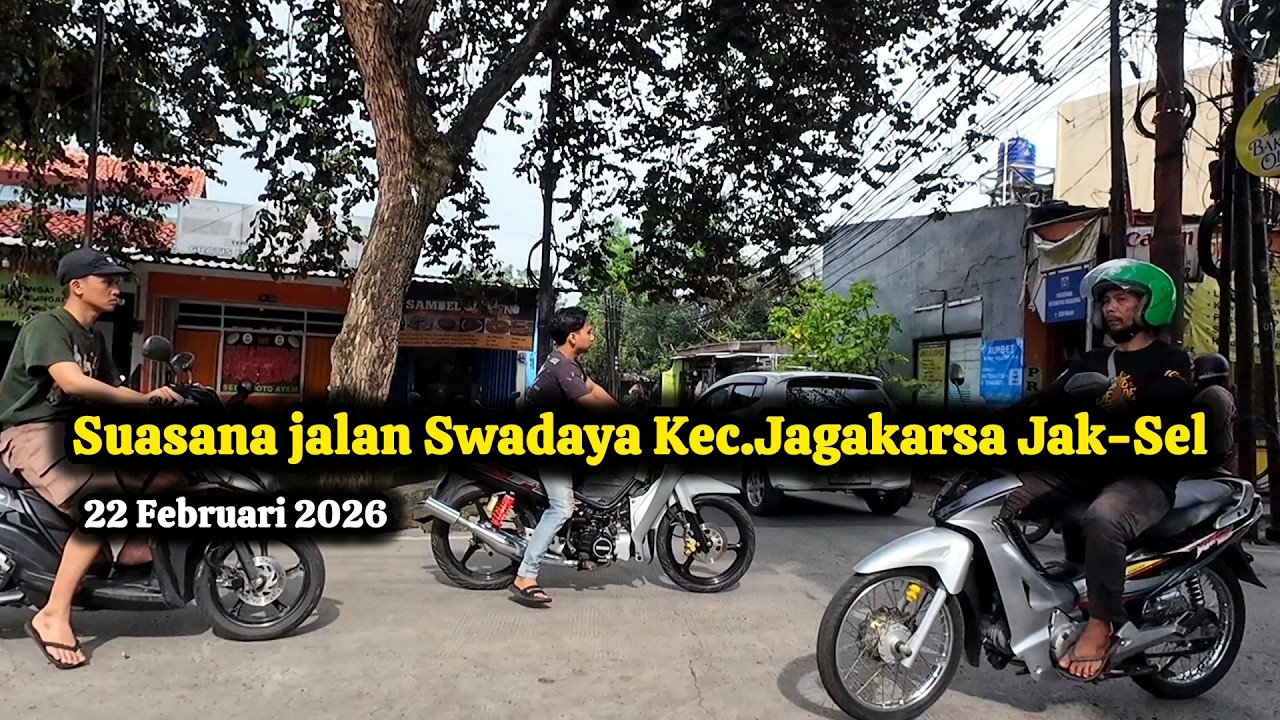 Suasana jalan Swadaya Kec.Jagakarsa Jakarta Selatan 22 Februari 2026 - BABEH INAL