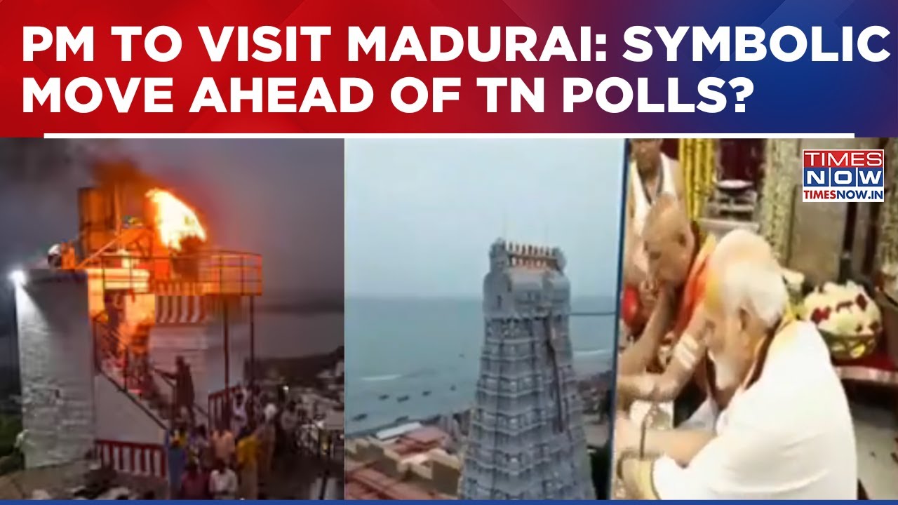 PM Modi To Visit Madurai On March 1; Set To Address NDA Rally Ahead Of Tamil Nadu Elections