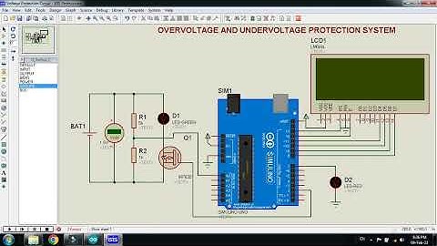 Overvoltage & Undervoltage Protection System Using Arduino | Code & Circuit | Proteus Simulation