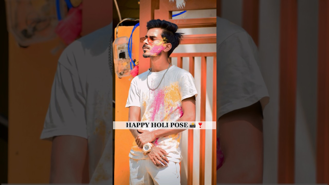 Holi special amazing pose and photography ideas
