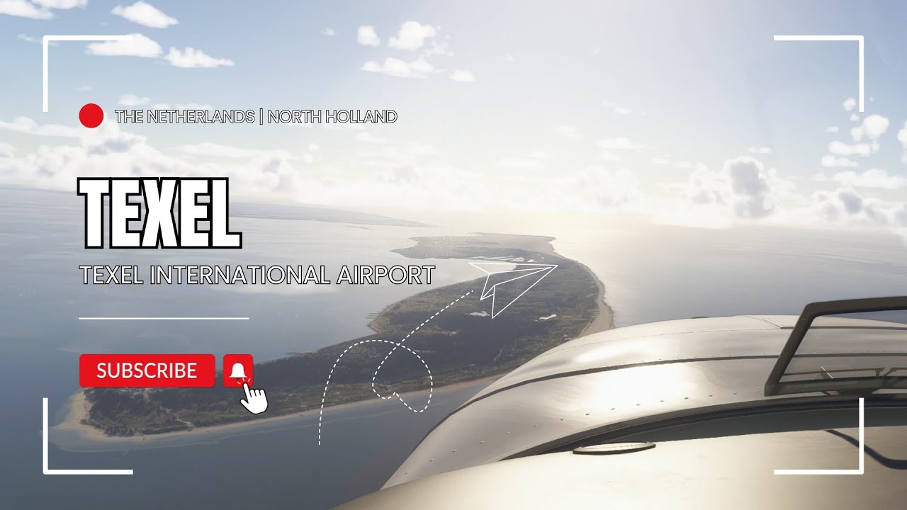 Landing in Den Burg | North Holland The Netherlands | EHTX | Texel International Airport 