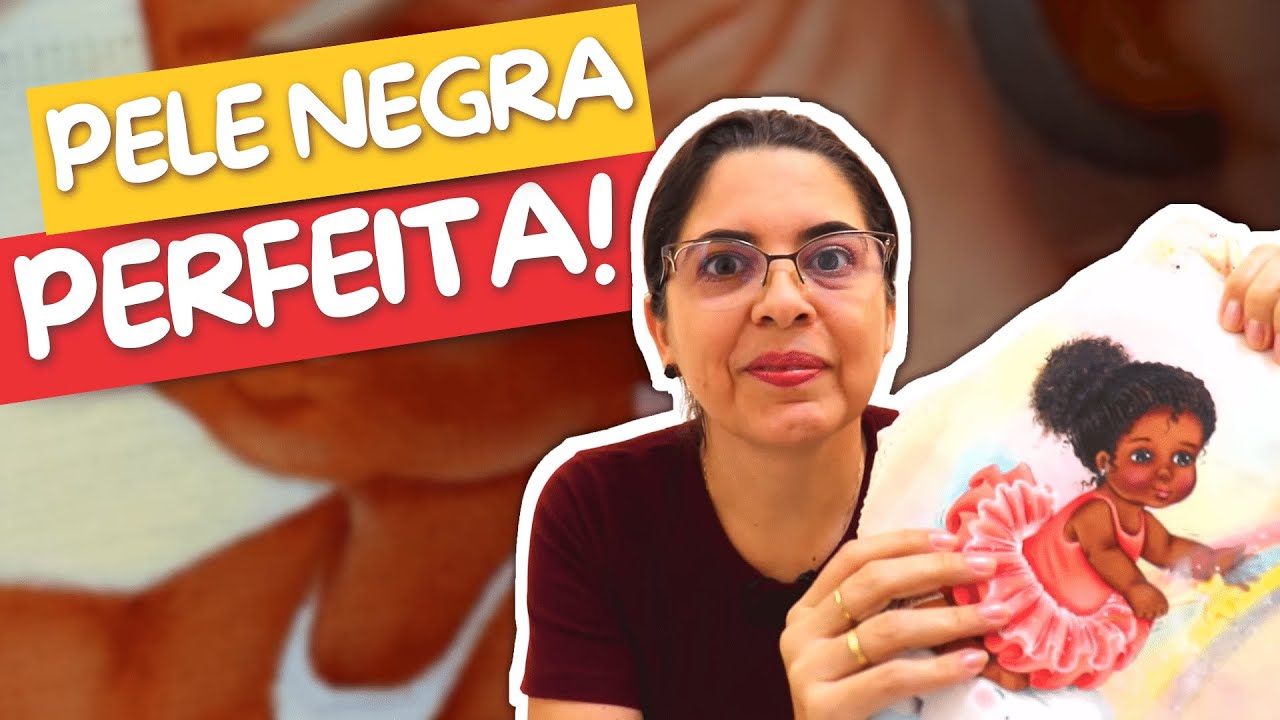 Passo a Passo para pintar uma PELE NEGRA