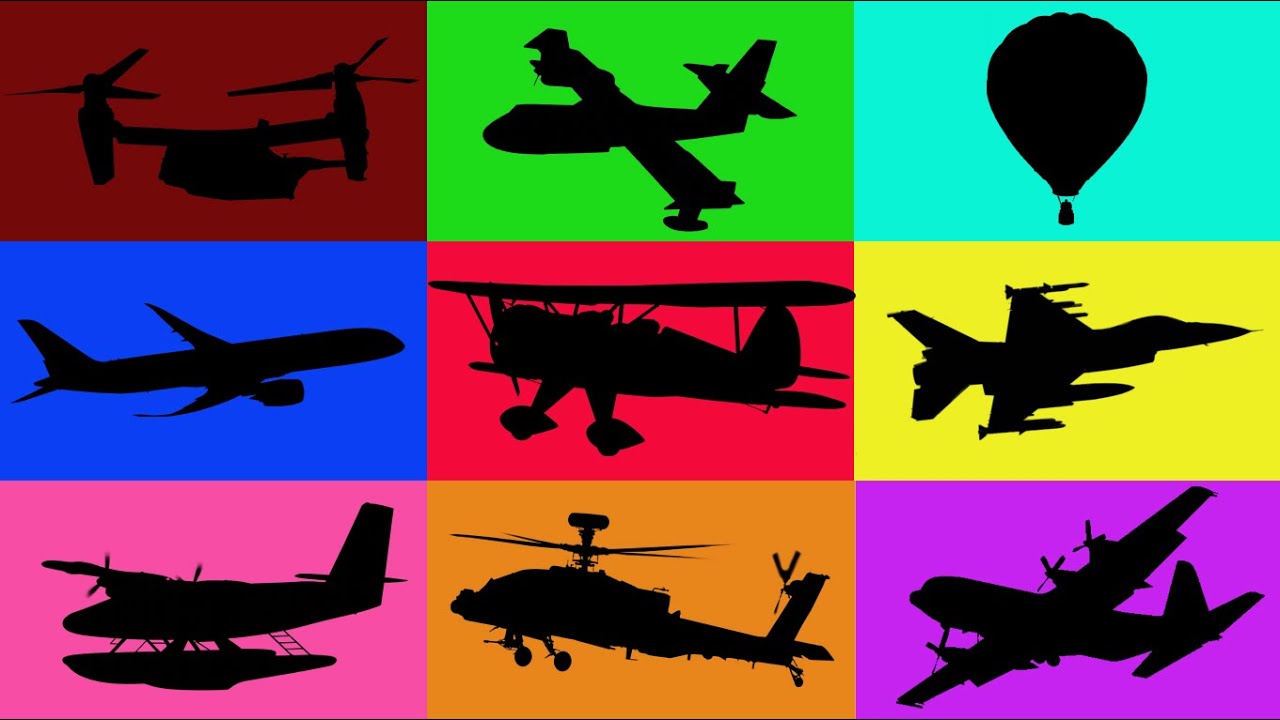 PLANES – All Types of PLANES in One Compilation | AIRPLANE, FIGHTER, FIREFIGHTER PLANE, SEAPLANE....