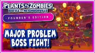 Major Problem Boss Fight! Mount Steep Plants vs Zombies Battle for Neighborville