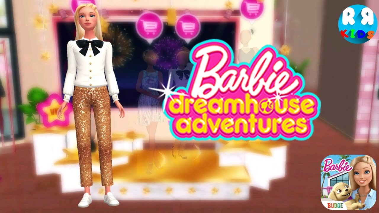 Barbie Dreamhouse Adventures Pacote VIP TODOS PERSONAGENS JOGO INFATIL  DUBLADO PART 1 GAMEPLAY PT BR 